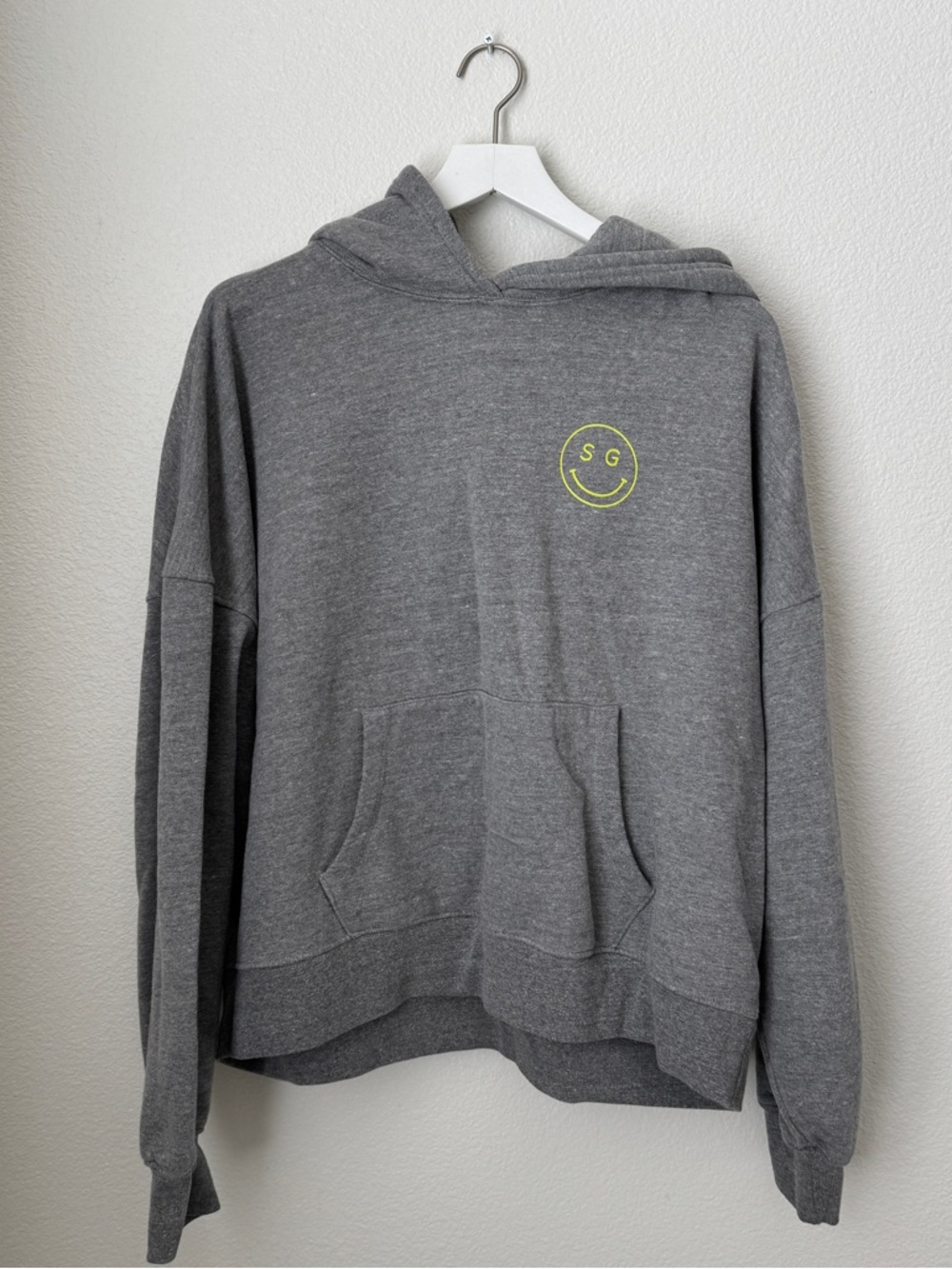 Spiritual Gangster Smiley Boxy Hoodie